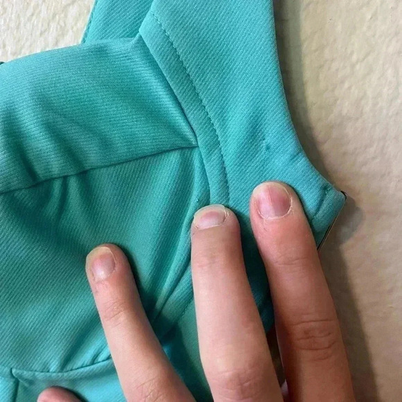 Lavish Alice Underwired Fringe Midi Dress in Aqua Women’s Size 2 NWOT - Picture 16 of 16